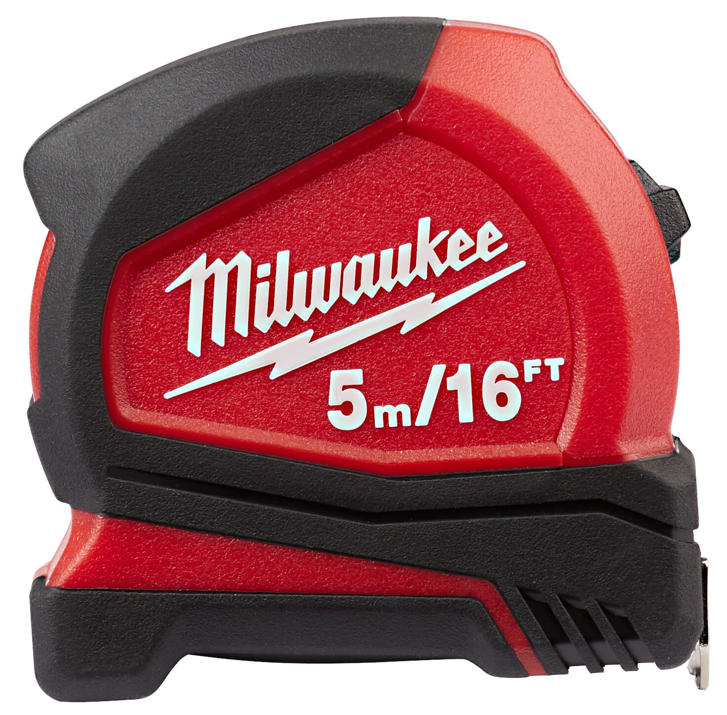 Milwaukee® 48-22-6617 Compact Measuring Tape, 16 ft L, Steel Blade, 1/8 in Graduation